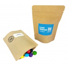 Compostable Bag filled with 50g Choc Beans